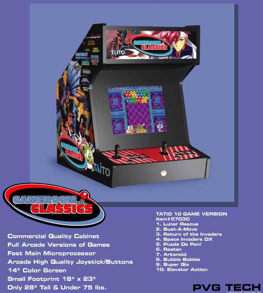 astro corp game arcade printer