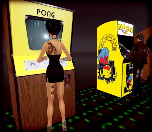 galaga video arcade game